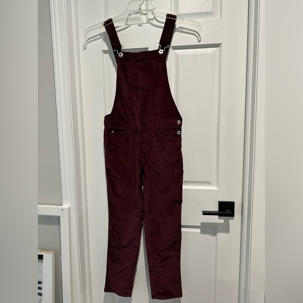 Girls velvet overalls ABERCROMBIE KIDS NWOT